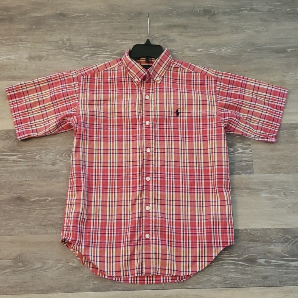 Boys' Ralph Lauren Short-sleeved BD Size 12/14